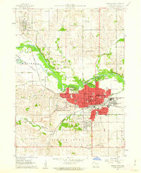 Marshalltown 1960 topographic map thumbnail