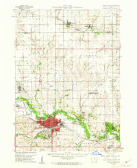 Marshalltown 1960 topographic map thumbnail