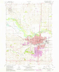 Marshalltown 1960 topographic map preview