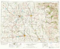 Mason City 1958 topographic map thumbnail