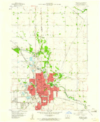 Mason City 1959 topographic map thumbnail