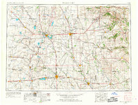 Mason City 1954 topographic map thumbnail