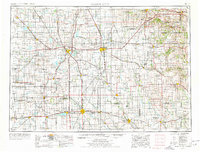Mason City 1954 topographic map thumbnail