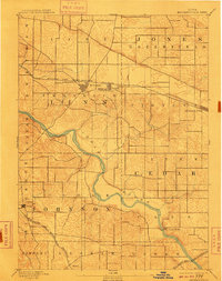 Mechanicsville 1894 topographic map thumbnail
