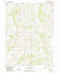 Medora 1983 topographic map thumbnail
