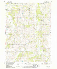 Medora 1983 topographic map preview
