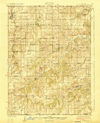 Melcher 1924 topographic map thumbnail