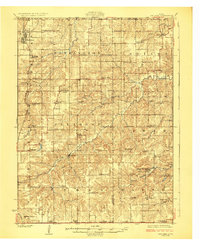 Melcher 1924 topographic map preview