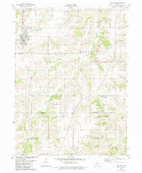 Melcher topographic map thumbnail