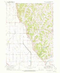 Missouri Valley NW 1970 topographic map thumbnail
