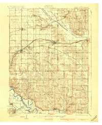 Mitchellville 1930 topographic map thumbnail