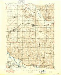 Mitchellville 1930 topographic map thumbnail