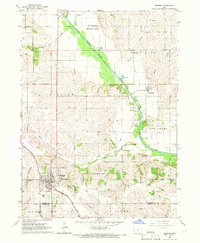 Monroe 1965 topographic map preview