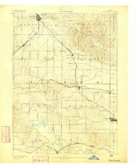 Monticello 1891 topographic map thumbnail
