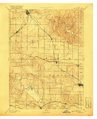 Monticello 1891 topographic map thumbnail