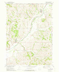 Moorhead 1971 topographic map thumbnail