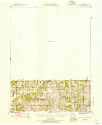Mount Ayr 1945 topographic map thumbnail