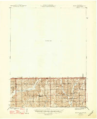 Mount Ayr 1947 topographic map thumbnail