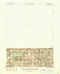 Mount Ayr 1947 topographic map thumbnail
