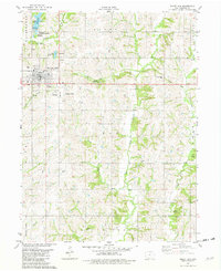 Mount Ayr 1981 topographic map thumbnail