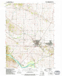 Mount Vernon 1993 topographic map thumbnail