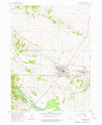 Mt Vernon 1965 topographic map thumbnail