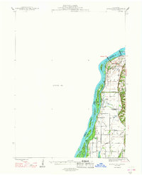 Muscatine 1948 topographic map thumbnail