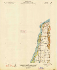 Muscatine 1948 topographic map thumbnail
