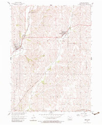Neola 1956 topographic map preview