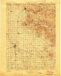 Oelwein 1901 topographic map thumbnail