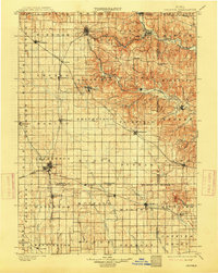 Oelwein 1901 topographic map thumbnail