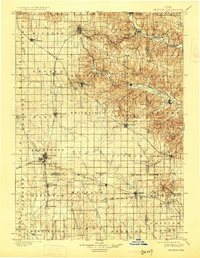 Oelwein 1901 topographic map thumbnail