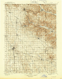 Oelwein 1901 topographic map thumbnail