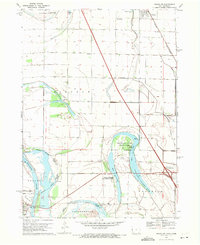Onawa SW 1969 topographic map thumbnail