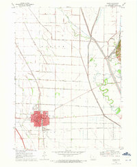 Onawa 1969 topographic map thumbnail