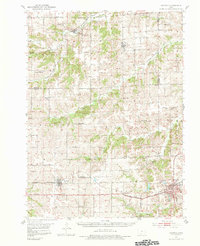 Osceola 1951 topographic map preview