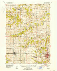 Osceola 1951 topographic map thumbnail