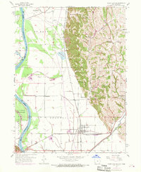Pacific Junction 1956 topographic map thumbnail