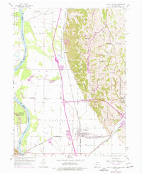 Pacific Junction 1956 topographic map thumbnail