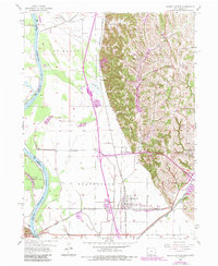Pacific Junction 1956 topographic map thumbnail