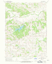 Paris 1968 topographic map preview