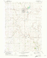 Paullina 1971 topographic map preview