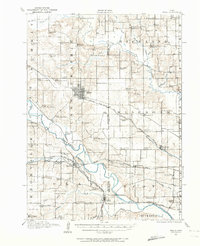 Pella 1910 topographic map thumbnail