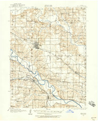 Pella 1910 topographic map thumbnail