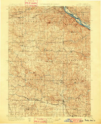 Peosta 1901 topographic map thumbnail