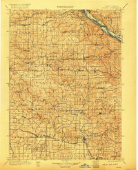 Peosta 1901 topographic map thumbnail