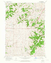 Peosta 1966 topographic map thumbnail