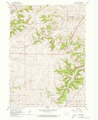 Peosta 1966 topographic map thumbnail