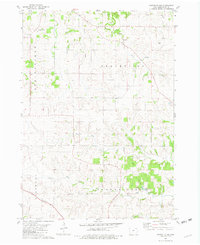 Postville NW 1981 topographic map thumbnail