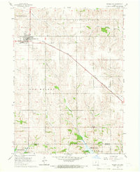 Prairie City 1965 topographic map preview